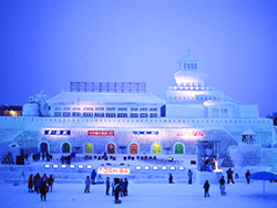 1994年に開催された旭川市冬まつり「水原城」